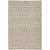 2' x 3' Geometric Patterned Beige Rectangular Area Throw Rug - IMAGE 1