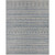7'3" x 10'3” Denim Blue and Gray Southwestern Style Rectangular Area Rug - IMAGE 1
