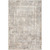 6'7" x 9'6" Distressed Botanical Motifs Gray and Ivory Rectangular Machine Woven Area Rug - IMAGE 1