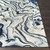 5.25' x 7.25' Abstract Patterned Navy Blue and White Rectangular Area Throw Rug - IMAGE 6