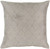 18" Gray and Beige Geometric Square Throw Pillow - Poly Filled - IMAGE 1