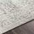6.5' Oriental Patterned Gray and Beige Square Area Throw Rug