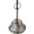 16.5" Silver Cylindrical Antiqued Metal Ceiling Lighting - IMAGE 4