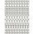 4'3" x 5'11" Scandinavian Ethnic Pattern White and Black Rectangular Machine Woven Area Rug - IMAGE 1