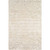 6' x 9' Distressed Finish Beige and Black Rectangular Area Throw Rug - IMAGE 1