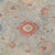 5' x 7'6" Oriental Floral Style Teal Blue and Orange Hand Tufted Wool Area Throw Rug - IMAGE 4