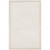 6' x 9' Solid Ivory and Beige Rectangular Area Rug - IMAGE 1