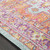 2.9' x 7.8' Floral Lavender and Saffron Rectangular Area Throw Rug Runner - IMAGE 6