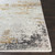 5' x 7.5' Distressed Gray and Yellow Rectangular Area Throw Rug - IMAGE 5