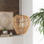 191" Hanging Natural Brown and Clear Ceiling Light Fixture - IMAGE 2