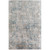 5' x 7.5' Distressed Blue and Yellow Rectangular Area Throw Rug - IMAGE 1