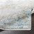 5' x 7.5' Distressed Blue and Gray Rectangular Area Throw Rug - IMAGE 4