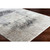 5' x 7.5' Distressed White and Gray Rectangular Area Throw Rug