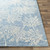 8' x 10' Botanical Motif Blue and Beige Hand Tufted Rectangular Area Throw Rug - IMAGE 5