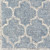 8' x 10' Moroccan Blue and Beige Hand Tufted Rectangular Area Throw Rug - IMAGE 4