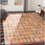 2' x 3' Abstract Seamless Patterned Beige and Orange Rectangular Area Throw Rug - IMAGE 6
