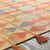 2' x 3' Abstract Seamless Patterned Beige and Orange Rectangular Area Throw Rug - IMAGE 2