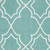 8.8' x 12.8' Moroccan Patterned Teal Green and White Rectangular Area Throw Rug - IMAGE 3