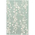 9' x 12' Contemporary Style Mint Green and Ivory Rectangular Area Throw Rug - IMAGE 1