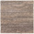8' x 8' Solid Taupe Brown Square Area Throw Rug - IMAGE 1