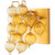 11" Orange Brushed Painted Light Glass Wall Sconces - IMAGE 3