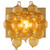 11" Orange Brushed Painted Light Glass Wall Sconces - IMAGE 2