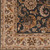 4' x 6' Brown and Beige Floral Rectangular Area Throw Rug