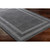 8' x 11' Charcoal Gray Hand Tufted Rectangular Area Throw Rug