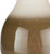 16.5" Brown and White Glossy Finish Bamboo Vase - IMAGE 4