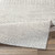 4.25' x 5.9' Contemporary Patterned Gray and Ivory Rectangular Area Throw Rug - IMAGE 4