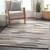 8' x 10' Geometric Patterned Beige and Brown Rectangular Area Throw Rug - IMAGE 2