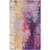6' x 9' Contemporary Style Purple and Yellow Rectangular Area Throw Rug - IMAGE 1