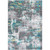5.25' x 7.5' Abstract Patterned Blue and Green Rectangular Area Throw Rug - IMAGE 1
