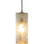 11.5" White Antiqued Polished Translucent Hanging Pendant Ceiling Light Fixture - IMAGE 2