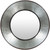 32" Contemporary Style Silver Colored Circular Wall Mirror - IMAGE 1