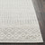 10' x 14' Geometric Patterned Ivory and Gray Rectangular Area Throw Rug