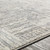 5'3" x 7'3" Distressed Finish Charcoal Black and Ivory Rectangular Area Rug