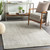 5' x 7.5' Solid Gray Rectangular Area Throw Rug - IMAGE 2