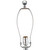 63" Gray Marble Base and Metal Body with White Linen Shade Floor Lamp - IMAGE 6