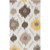6' x 9' Contemporary Brown and White Rectangular Area Throw Rug - IMAGE 1