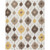 6' x 9' Contemporary Brown and White Rectangular Area Throw Rug - IMAGE 3