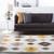6' x 9' Contemporary Brown and White Rectangular Area Throw Rug - IMAGE 4