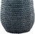 27" Blue Braided Design Table Lamp with Sky Blue Burlap Drum Shade - IMAGE 4