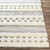 8' x 10' Contemporary Style Black and Cream White Rectangular Area Throw Rug - IMAGE 5