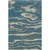 2' x 3' Abstract Patterned Blue and Gray Rectangular Area Throw Rug - IMAGE 1