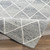 6' x 9' Gray and Black Diamond Patterned Rectangular Hand Tufted Area Rug - IMAGE 4