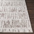 5' x 7'6" Distressed Abstract Style Gray and Brown Rectangular Hand Tufted Area Throw Rug - IMAGE 5