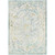 3.9' x 5.5' Distressed Finish Yellow and Beige Rectangular Area Throw Rug - IMAGE 1