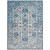 5’3” x 7’3” Traditional Blue and Beige Rectangular Area Rug - IMAGE 1