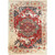 2' x 3' Oriental Patterned Red and Beige Rectangular Area Throw Rug - IMAGE 3